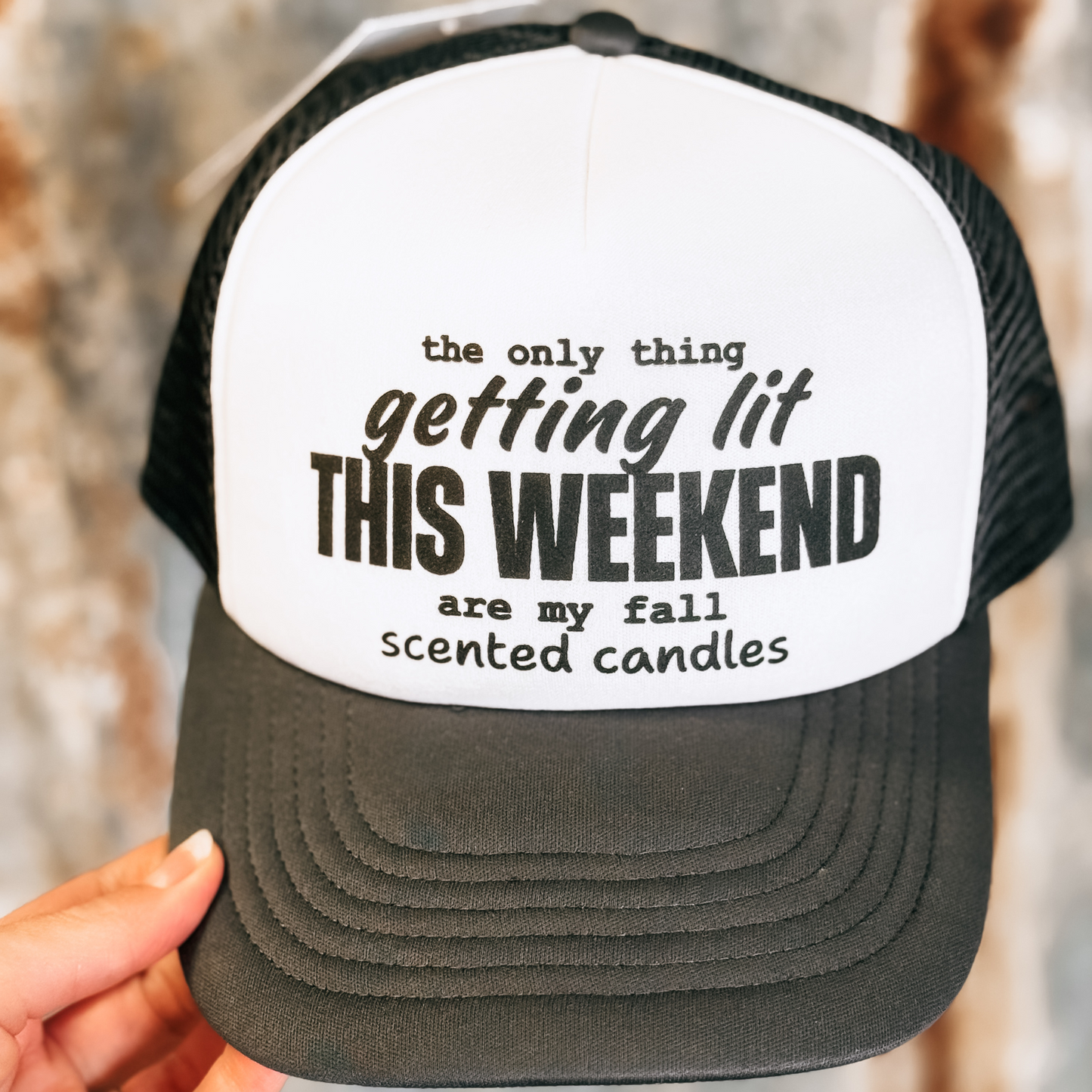 Weekend Vibes Trucker Hat (available in 4 colors)