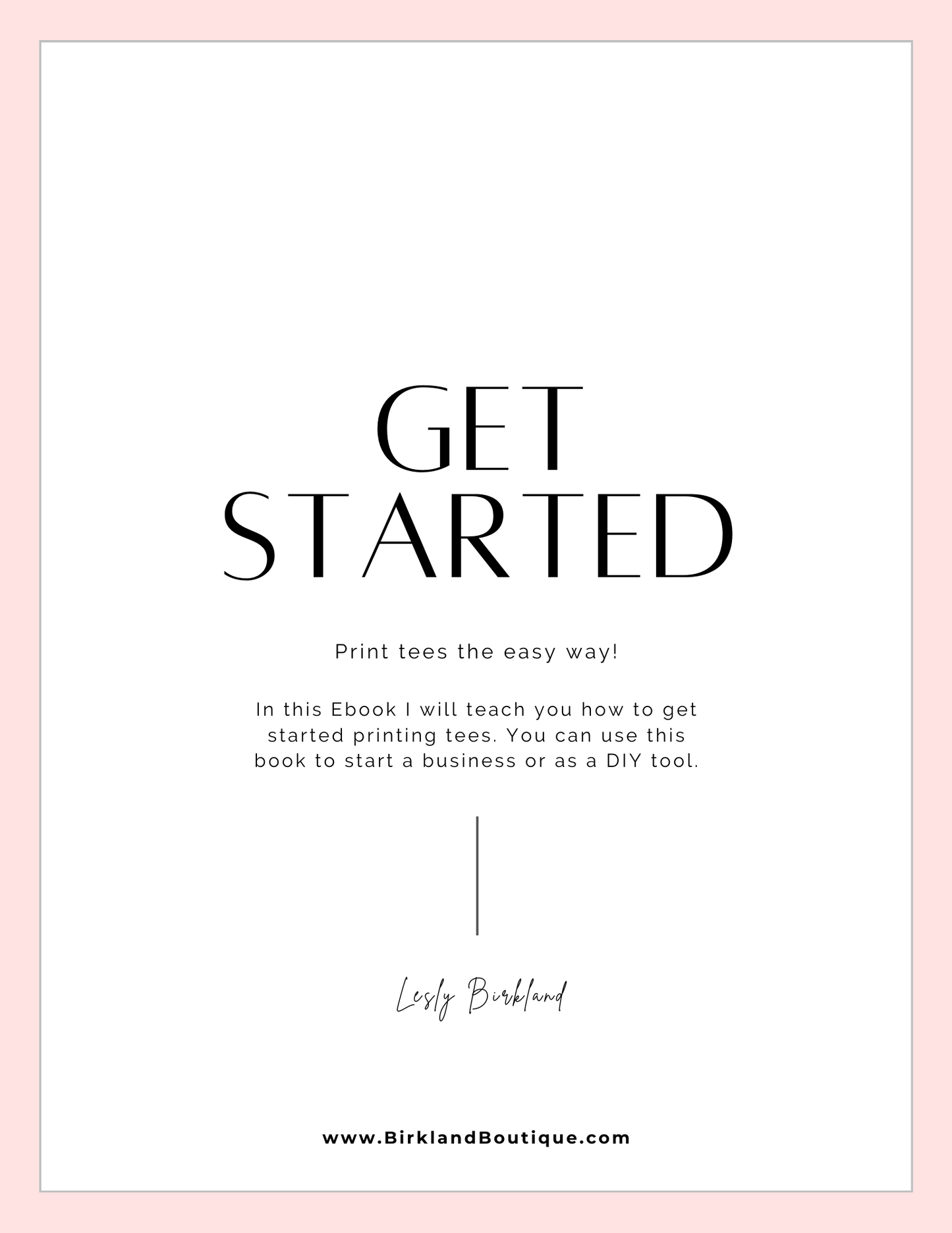 How to Start a T-shirt Printing Business at Home - EBOOK