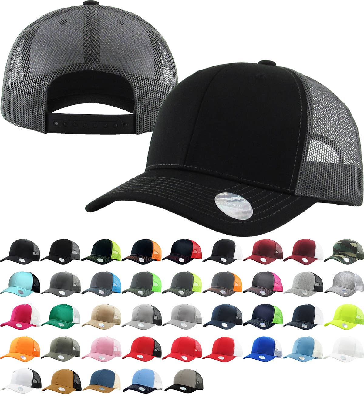 CLASSIC 6 PANEL MESH BACK