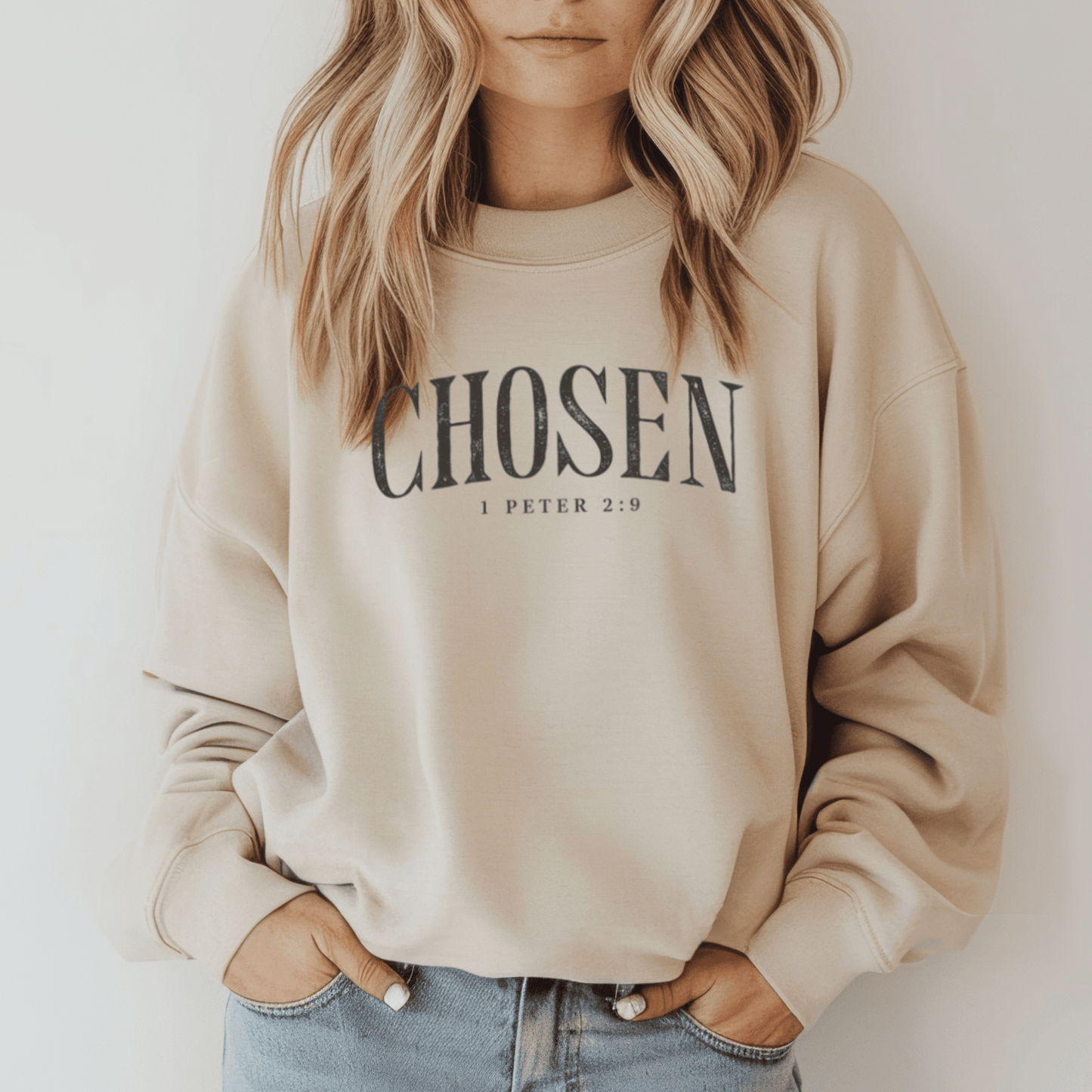 Chosen Christian Crewneck Sweatshirt - Birkland Boutique
