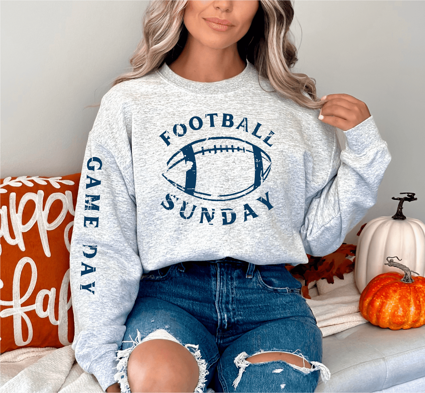 Football Sunday Cozy Crewneck - Birkland Boutique