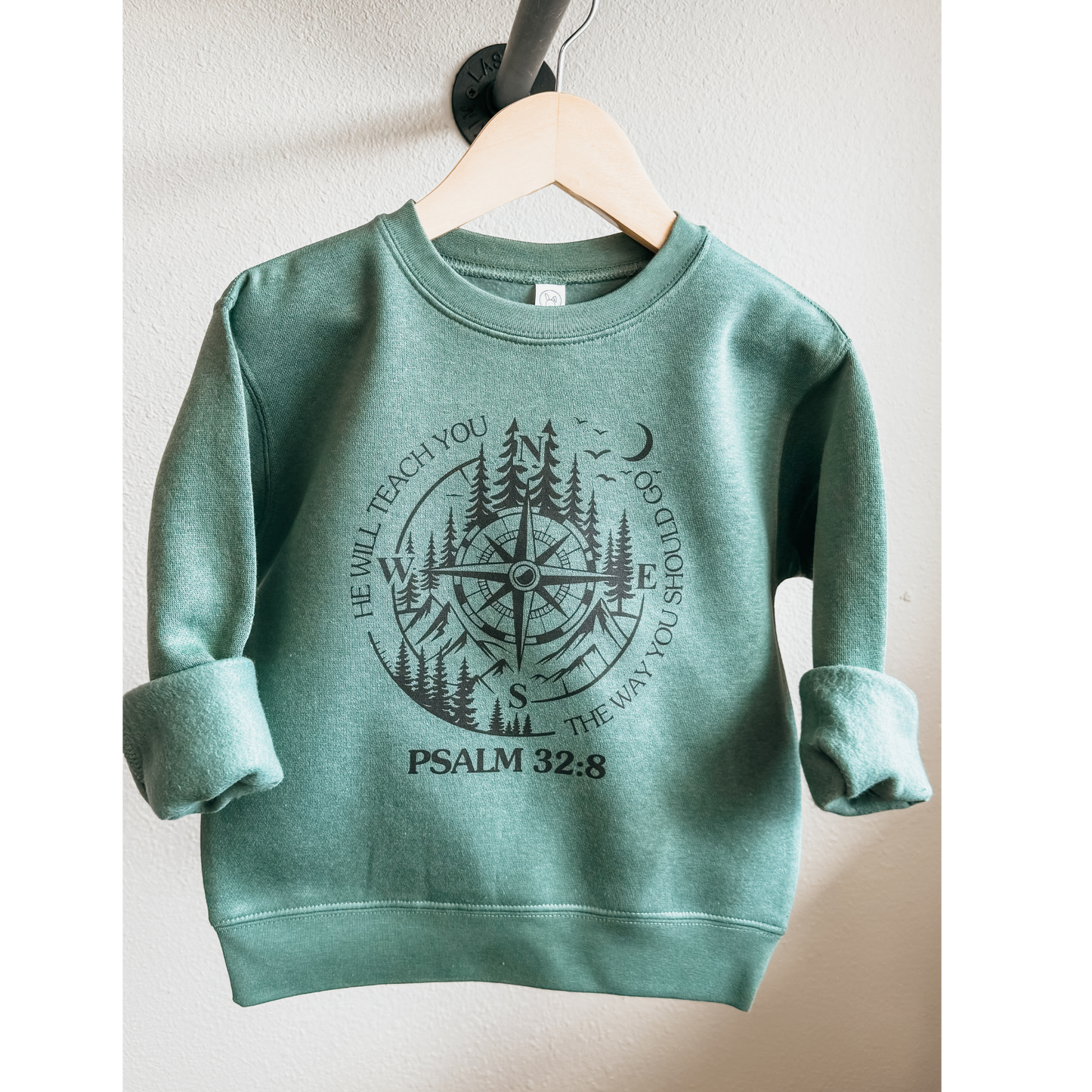 Psalm 32:8 Toddler Crewneck