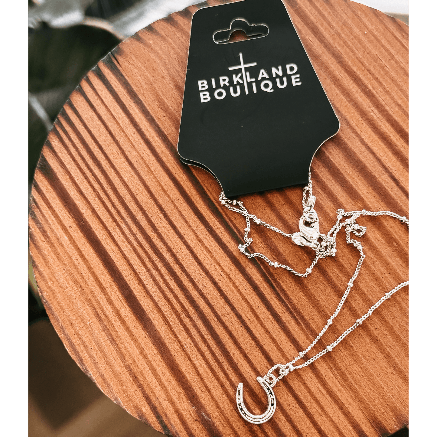 Saddle Up – Life Is a Journey Horseshoe Necklace - Birkland Boutique