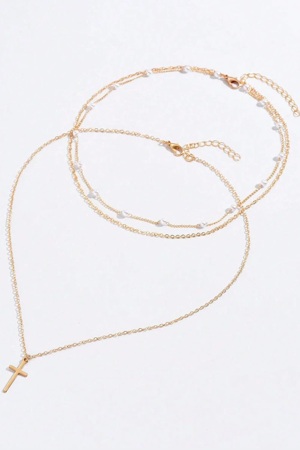 Gold Layered Cross Necklace | Christian Boutique Jewelry - Birkland Boutique