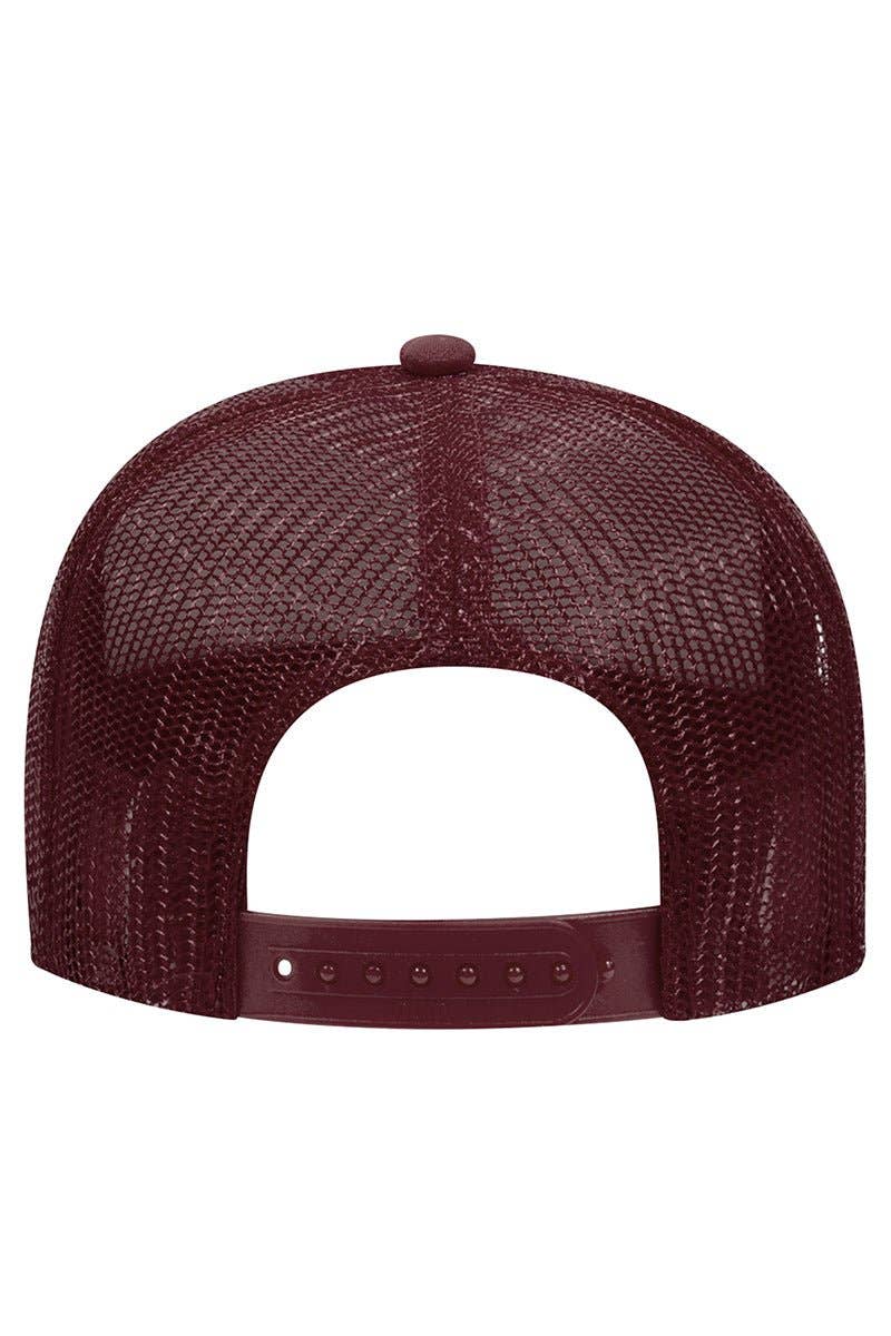 OTTO Maroon with White OTTO Trucker Hat - Birkland Boutique