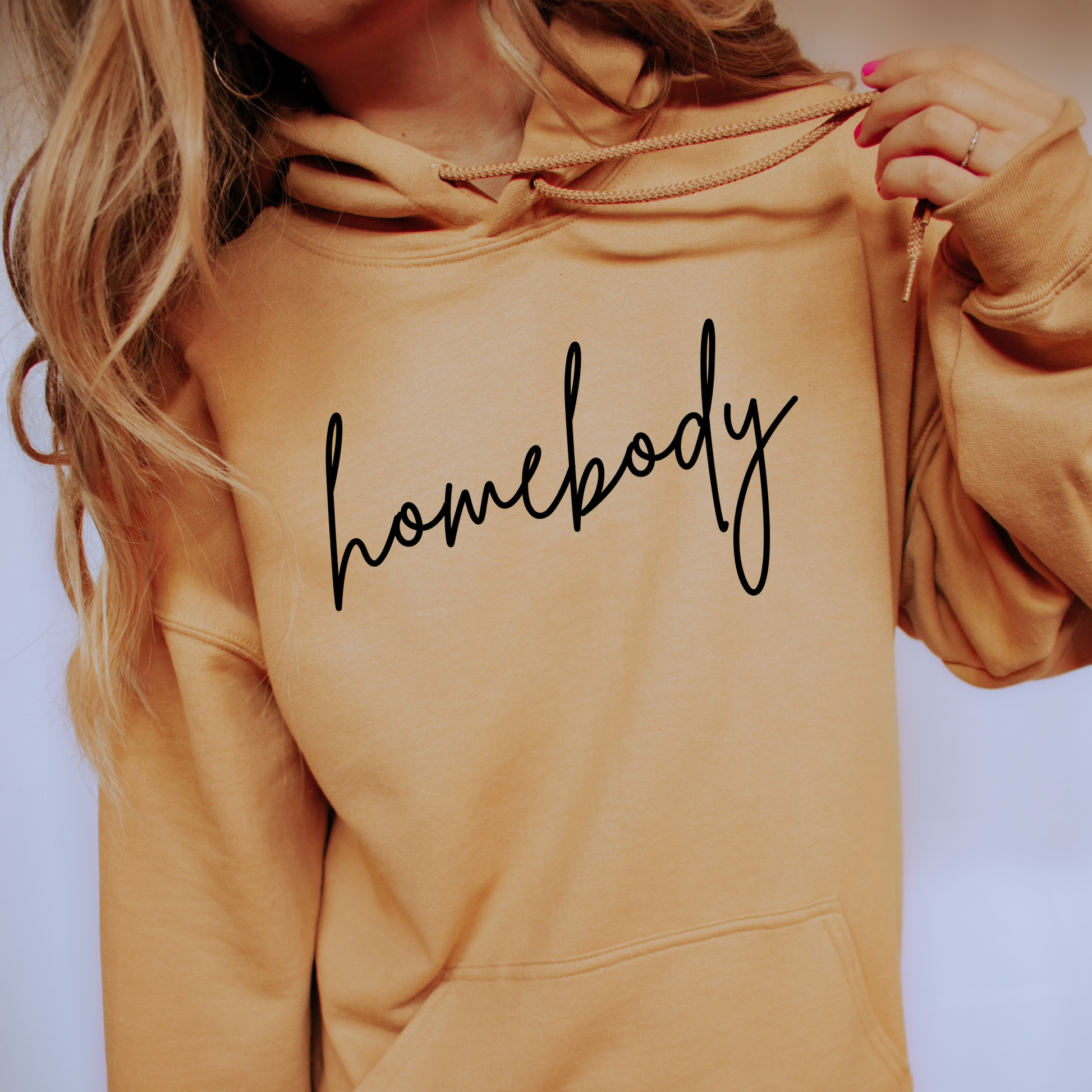 Oversized Christian hoodie with homebody design – Birkland Boutique