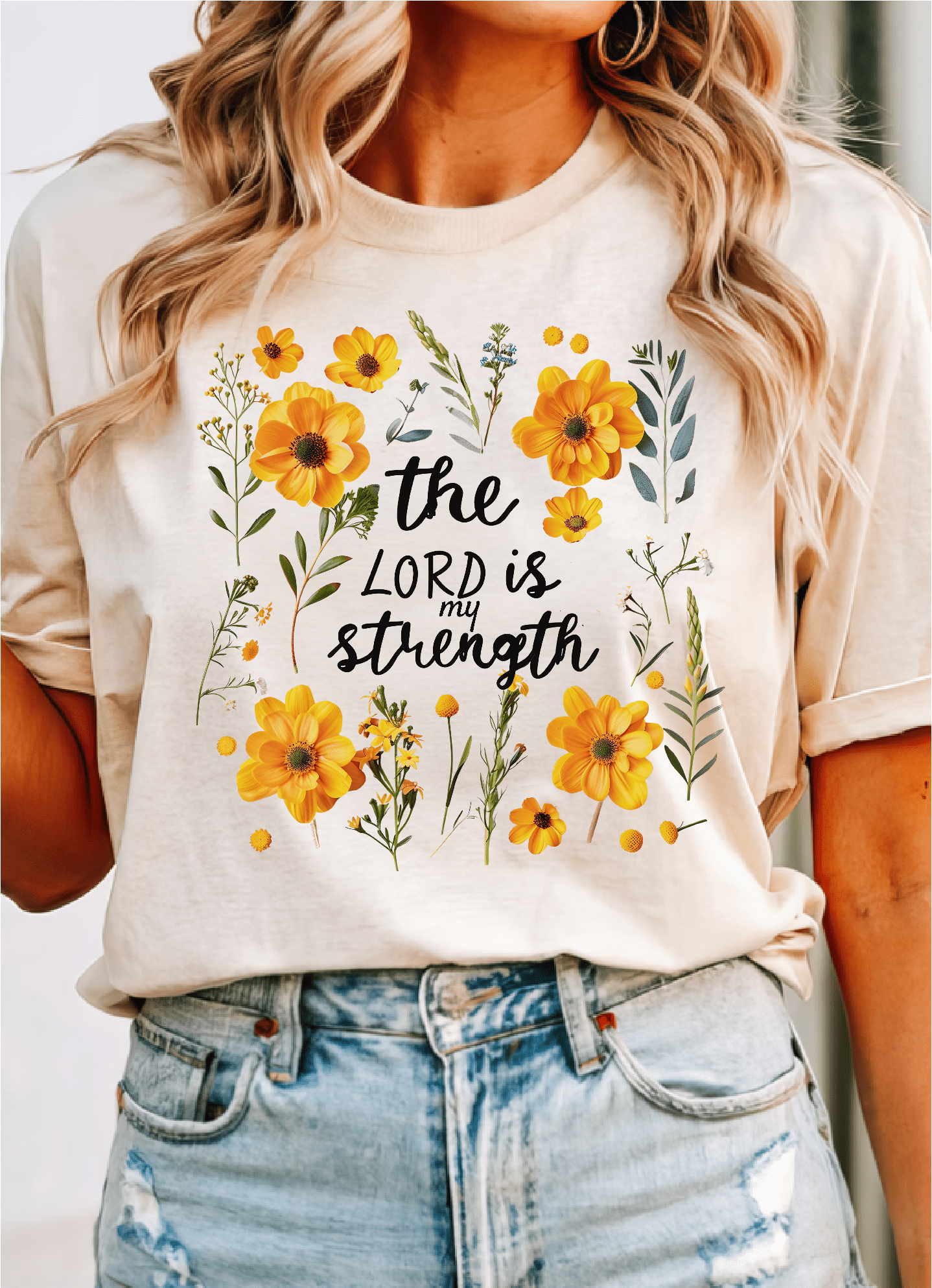 The Lord is My Strength (Ivory) - Birkland Boutique