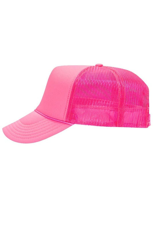 Neon Pink OTTO Trucker Hat - Birkland Boutique