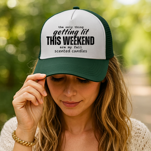 Weekend Vibes Trucker Hat (available in 4 colors)