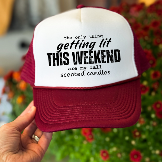 Weekend Vibes Trucker Hat (available in 4 colors)