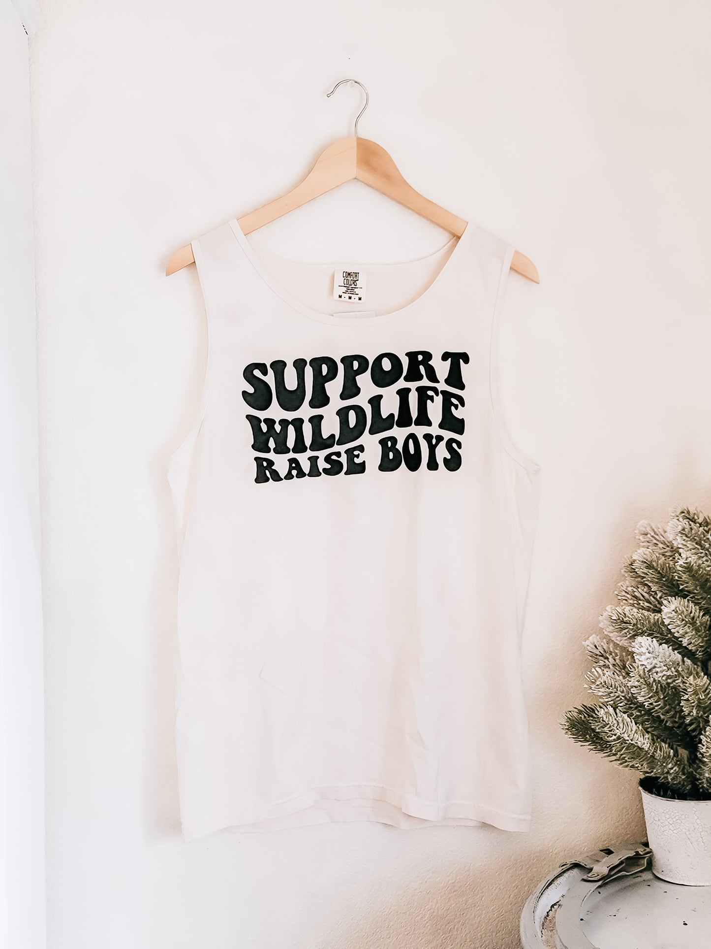 Support Wildlife - Raise Boys (tank ivory)
