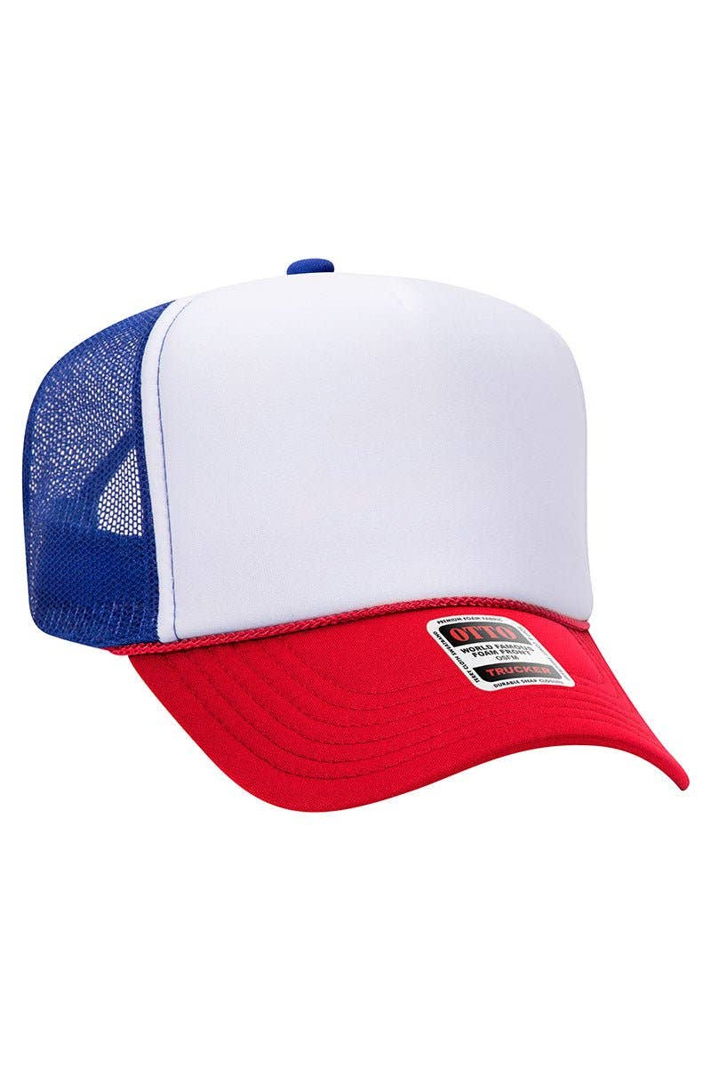 Red, White, & Blue OTTO Trucker Hat - Birkland Boutique
