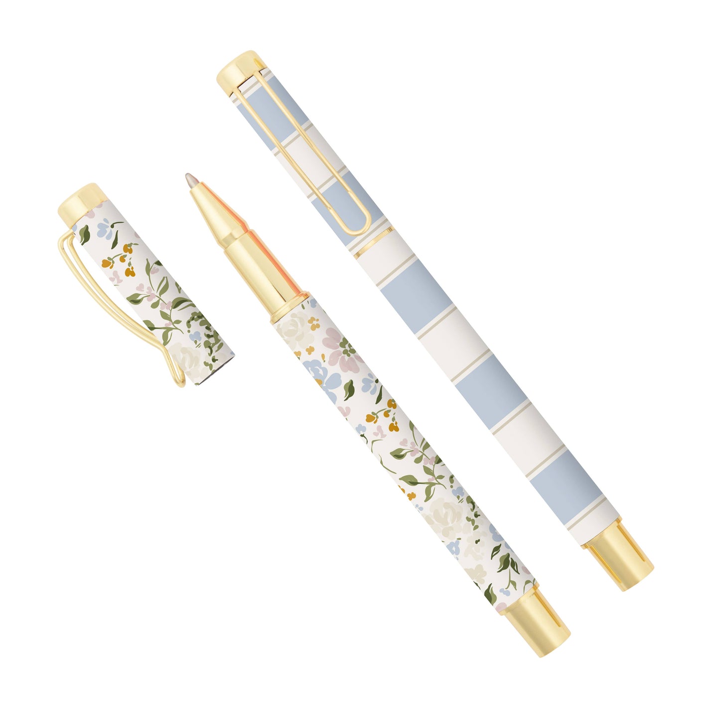 Floral Metal Pen Set - Home Decor & Gifts - Birkland Boutique