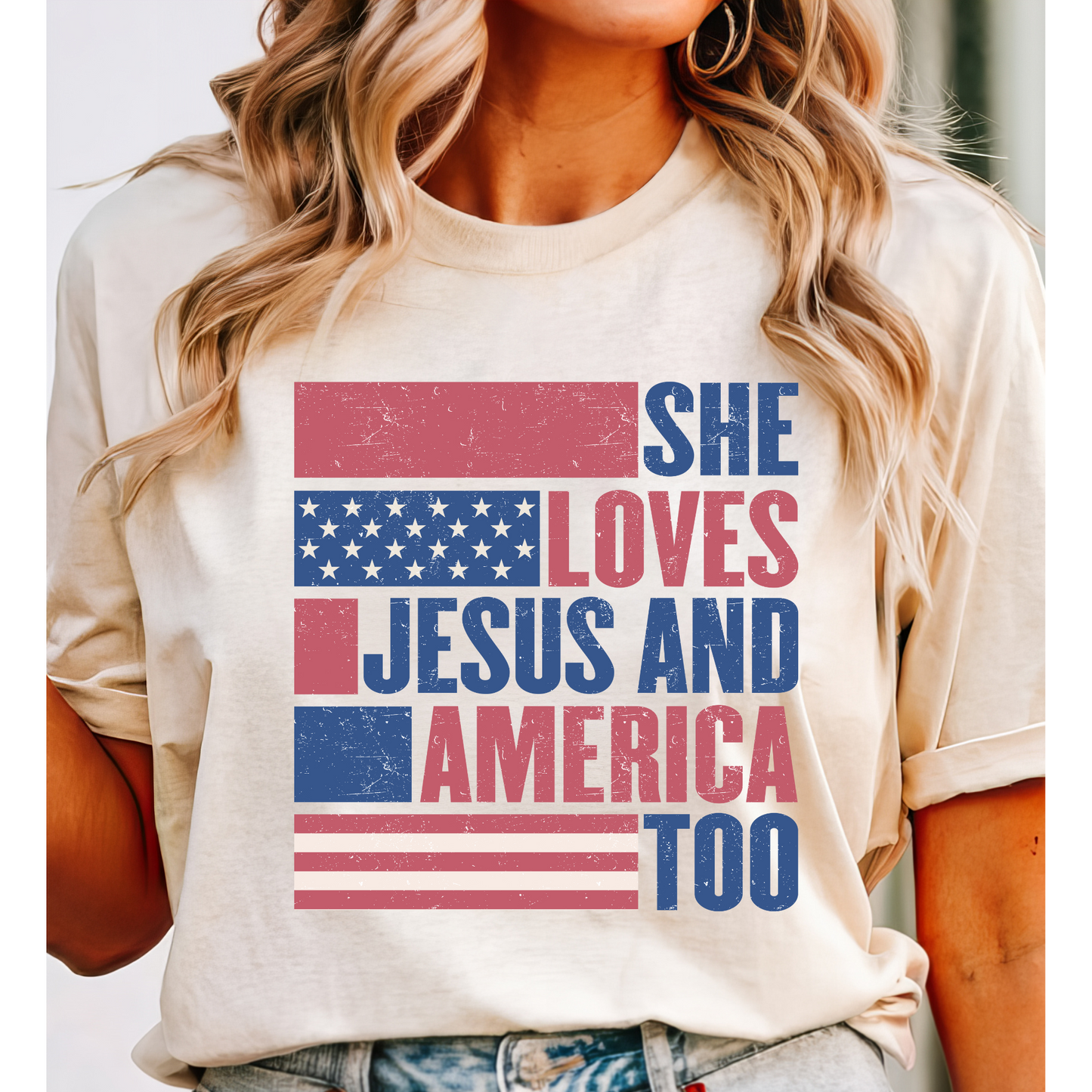 Loves Jesus & America too