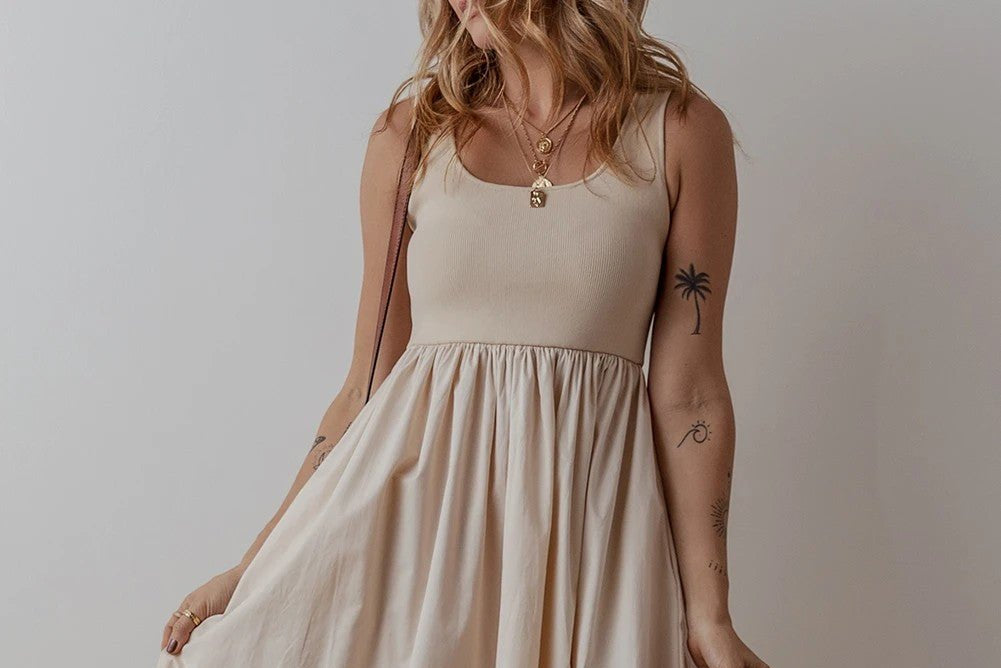 Bay Scoop Neck Sleeveless Long Dress - Birkland Boutique