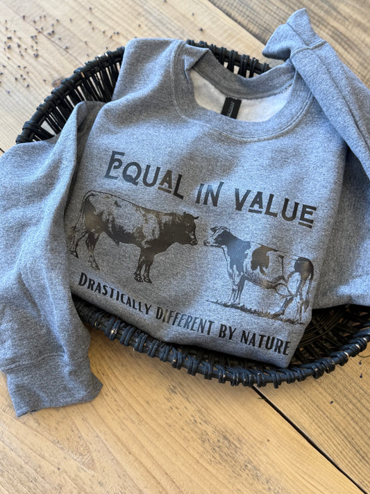 Equal in Value (crewneck)