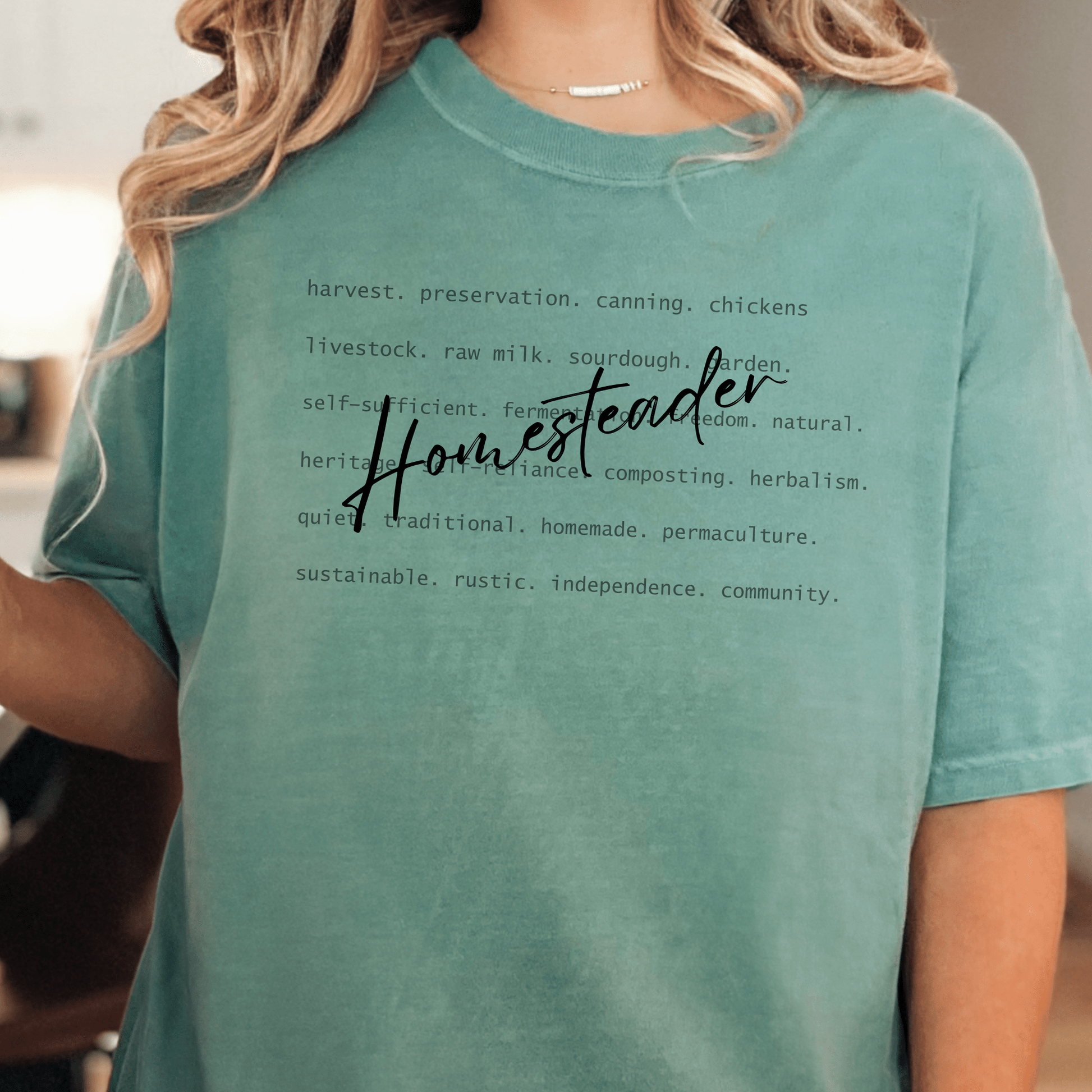 Homesteader Women's Oversized T-shirt - Birkland Boutique