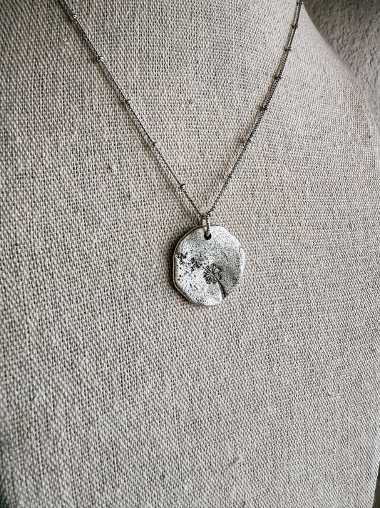 Organic Dandelion Necklace 18’’