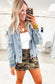 Beau Blue Light Wash Denim Jacket - Birkland Boutique