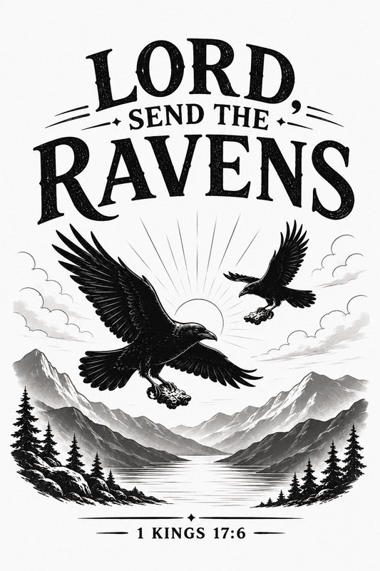Lord, Send the Ravens Transfer - Birkland Boutique