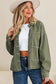 Smoke Green Boyfriend Denim Jacket - Birkland Boutique