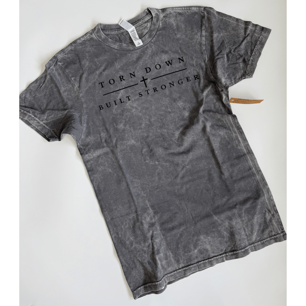 Torn Down Built Stronger Tee - Birkland Boutique