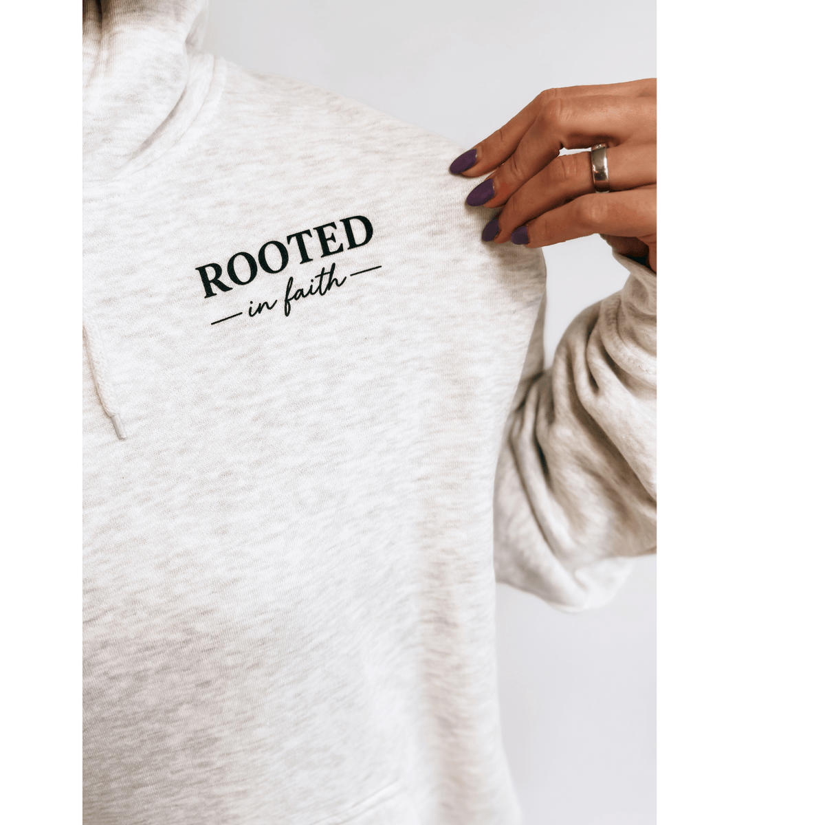 Rooted in Faith Christian Hoodie - Birkland Boutique