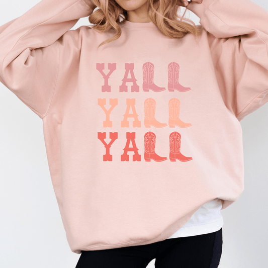Y'all Cozy Crewneck - Birkland Boutique