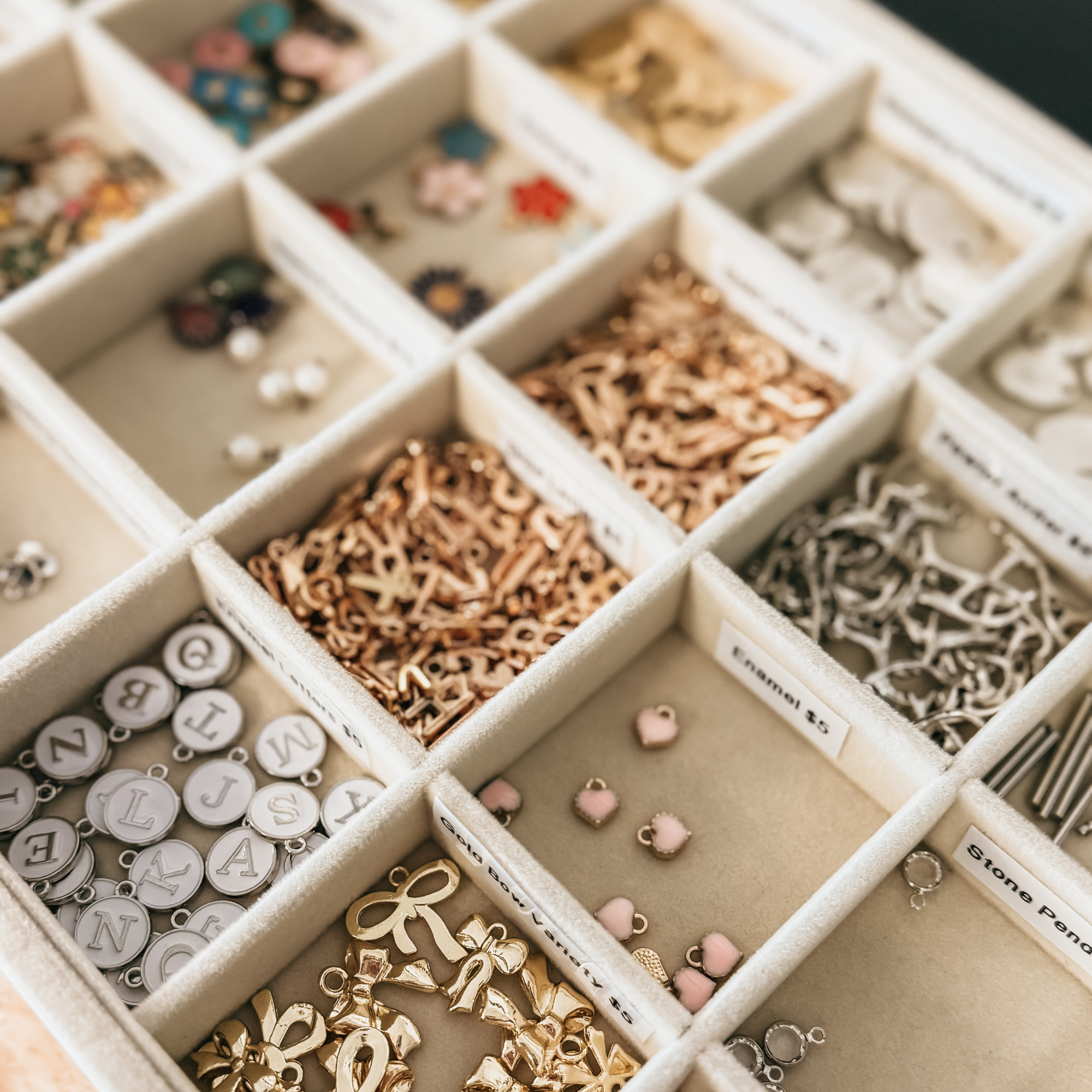 Charm Bar, jewelry stampng, available at Birkland Boutique in Deer Park WA. 