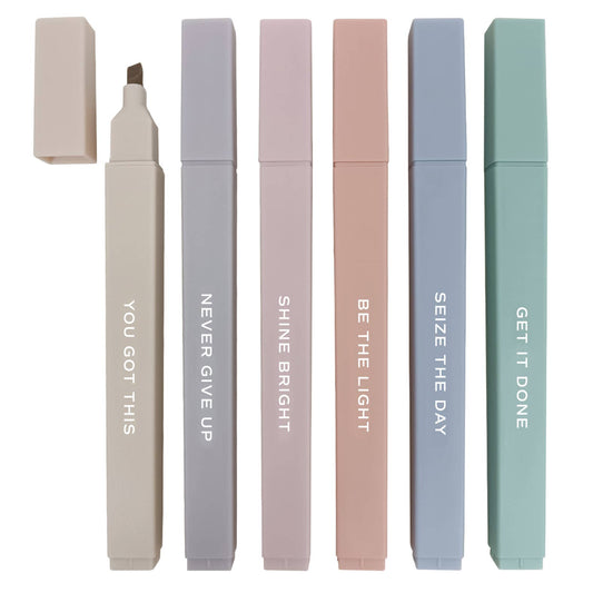 Neutral Highlighter Set - Stationery Set & Decor - Birkland Boutique
