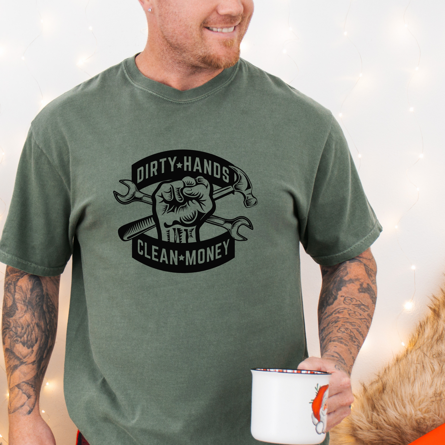 Dirty Hands Clean Money - Mens Tee