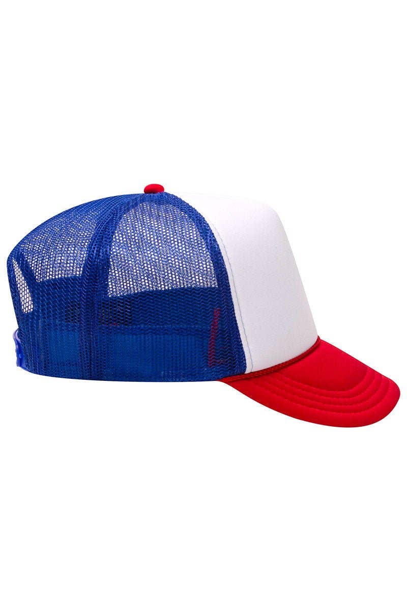 Red, White, & Blue OTTO Trucker Hat - Birkland Boutique
