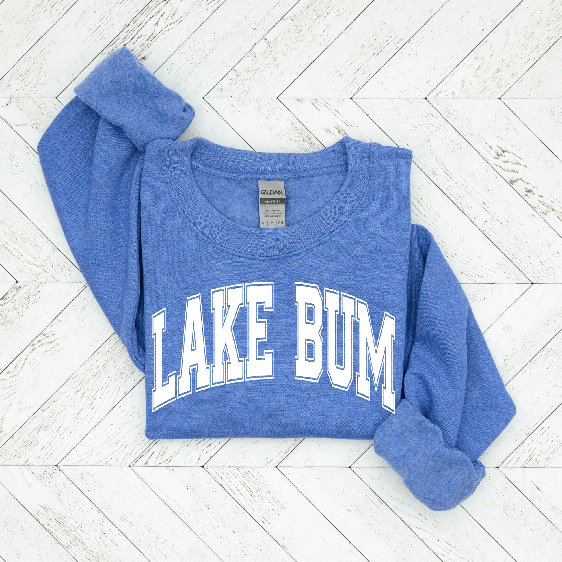Lake Bum Crewneck Sweatshirt | Cozy Christian Lake Life Pullover *PRE ORDER - Birkland Boutique